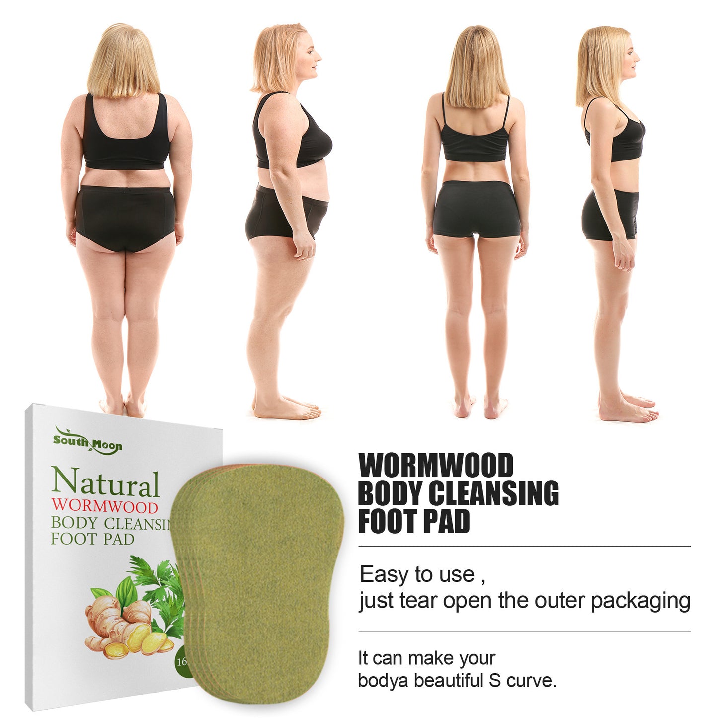 Natural Wormwood Body Cleaning Foot Pad