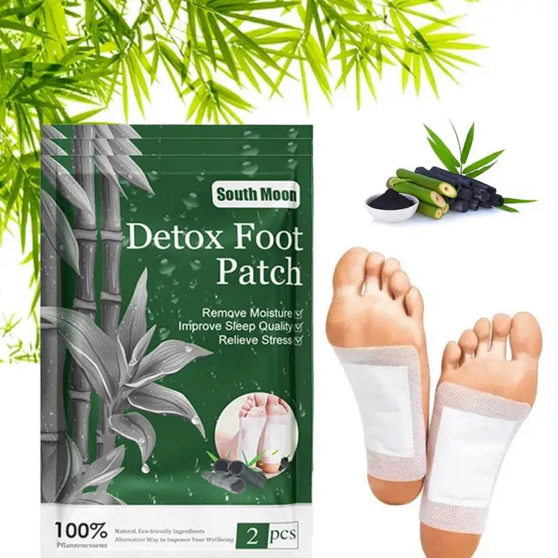 Detox Foot Patches Pads Natural Herbal Relieve Stress Help Sleeping Feet Body Toxins Detoxification Cleansing Pad Health Care