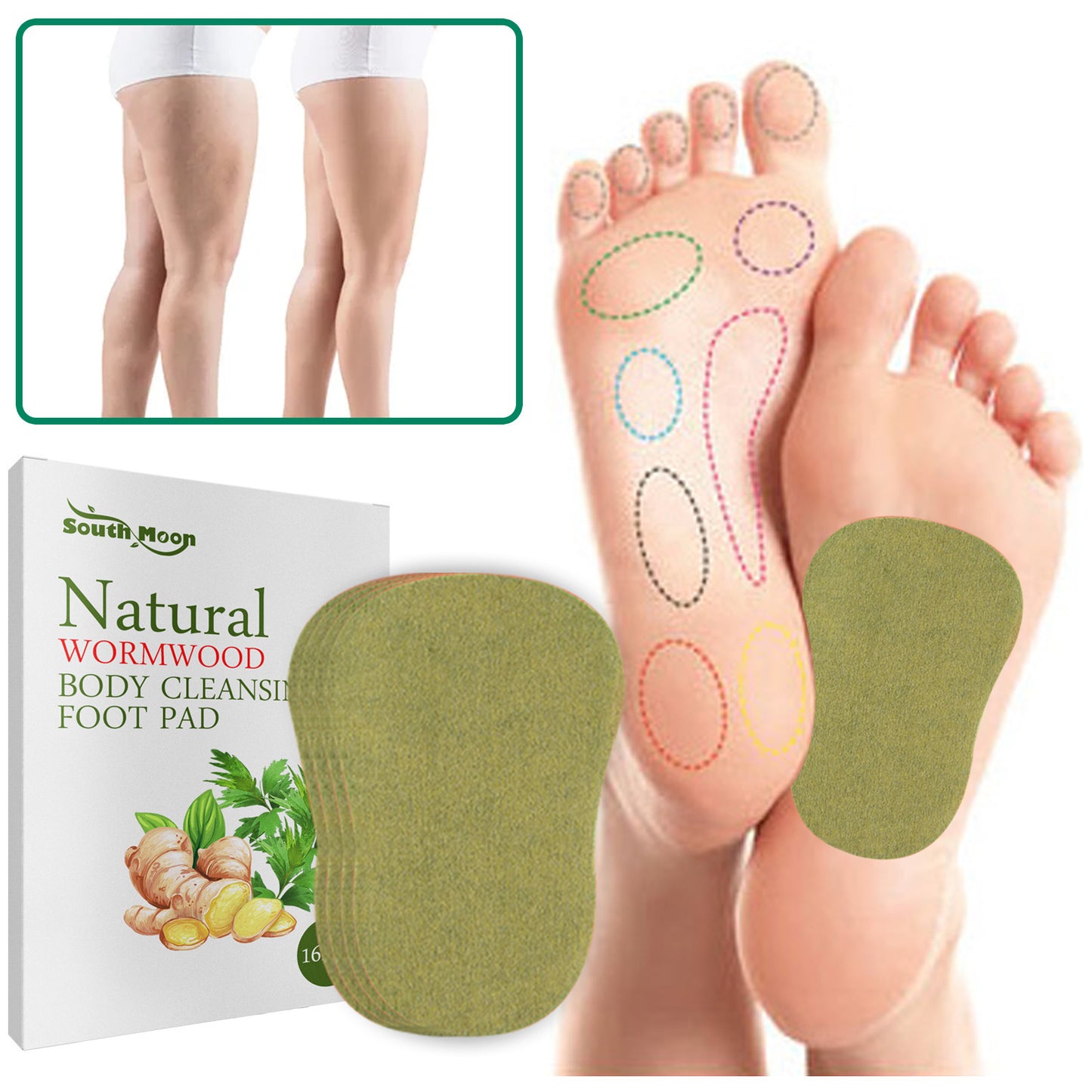 Natural Wormwood Body Cleaning Foot Pad